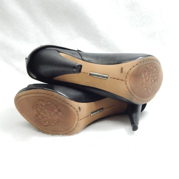Vince Camuto Womens Black Open Toe Stilettos With Spikes Size 6.5B - Picture 12 of 12